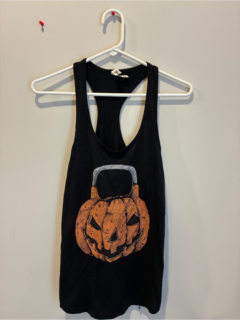 Women’s Black Pumpkin Tank Top